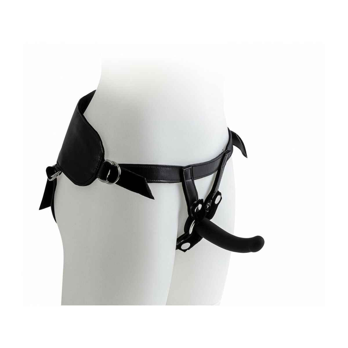 Dildo cu ham Virgite Negru S/M/L